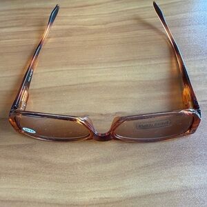 JM New York Reading Sunglasses with Black Croc-Embossed Eyeglass Case